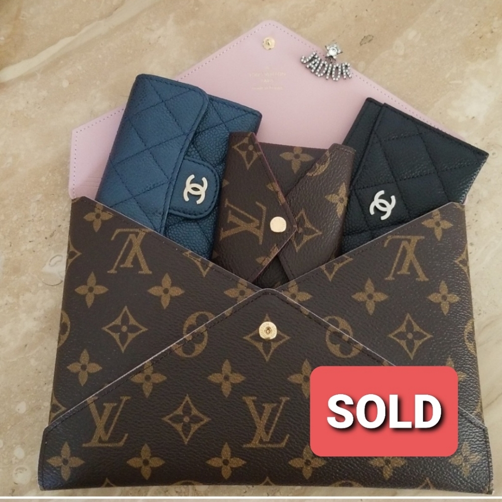 ❌SOLD❌ Large Kirigami Clutch Rose Ballerine